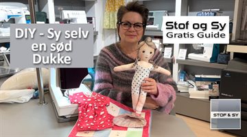 DIY - sy selv en sød dukke - en gratis Stof og Sy guide